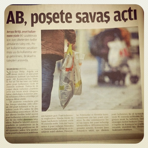 Avrupa Birliği Plastik Poşete Savaş Açtı
