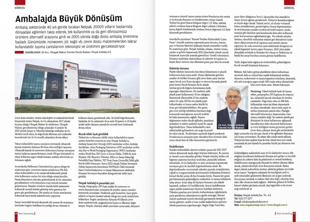 Ambalajda Büyük Dönüşüm