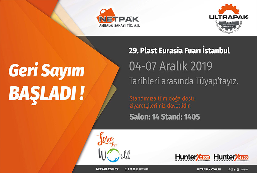 Geri Sayım Başladı ‘Plast Eurasia Fuarı 2019'