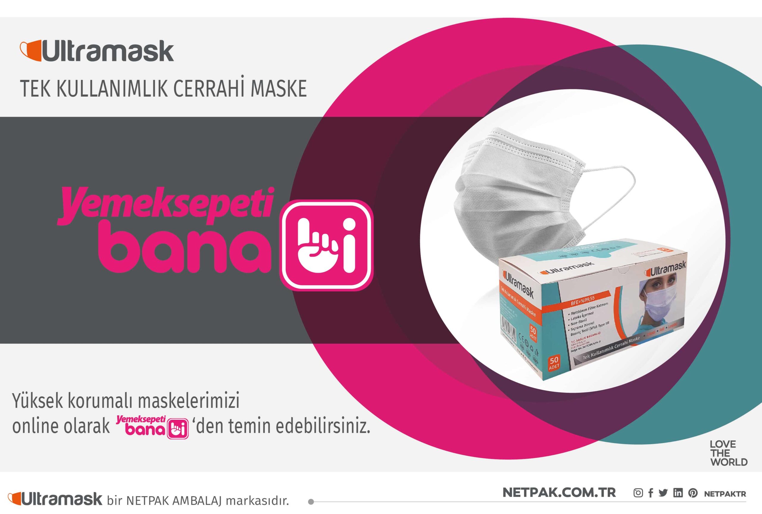 Ultramask-Netpak-Maske-Yemek-sepeti-banabi