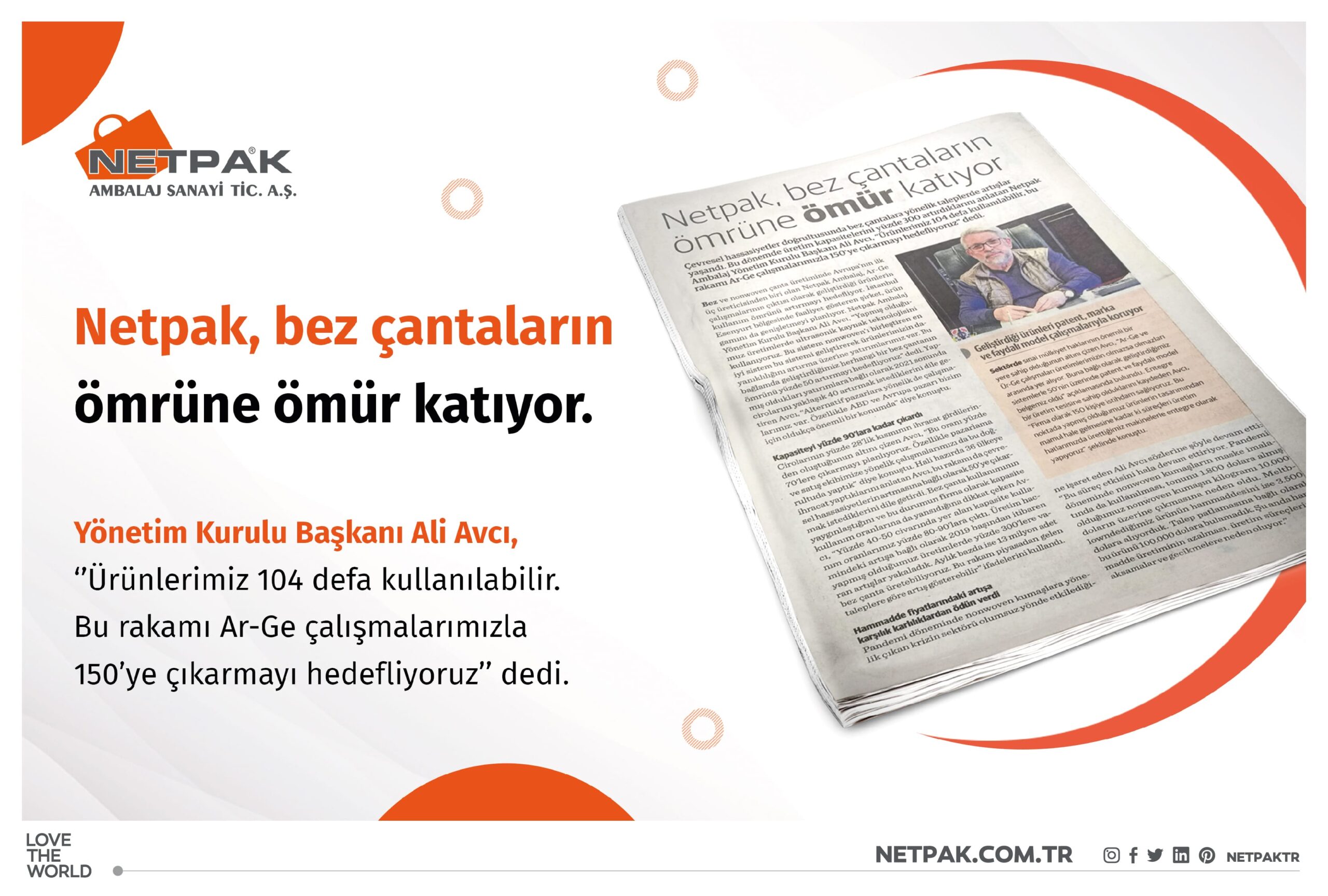 Netpak, Bez Çantaların Ömrüne Ömür Katıyor!