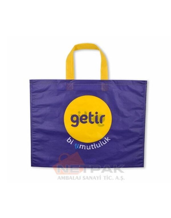 Getir Laminasyonlu Bez Çanta