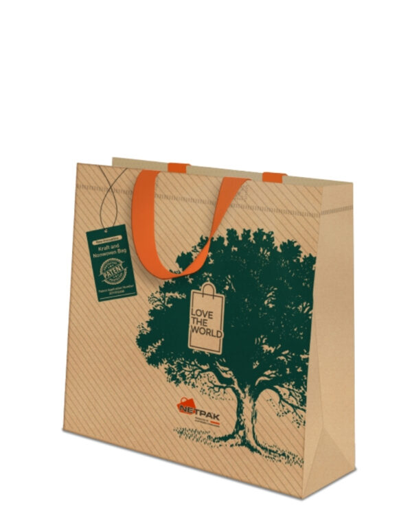 Nonwoven kraft taşıma çantası