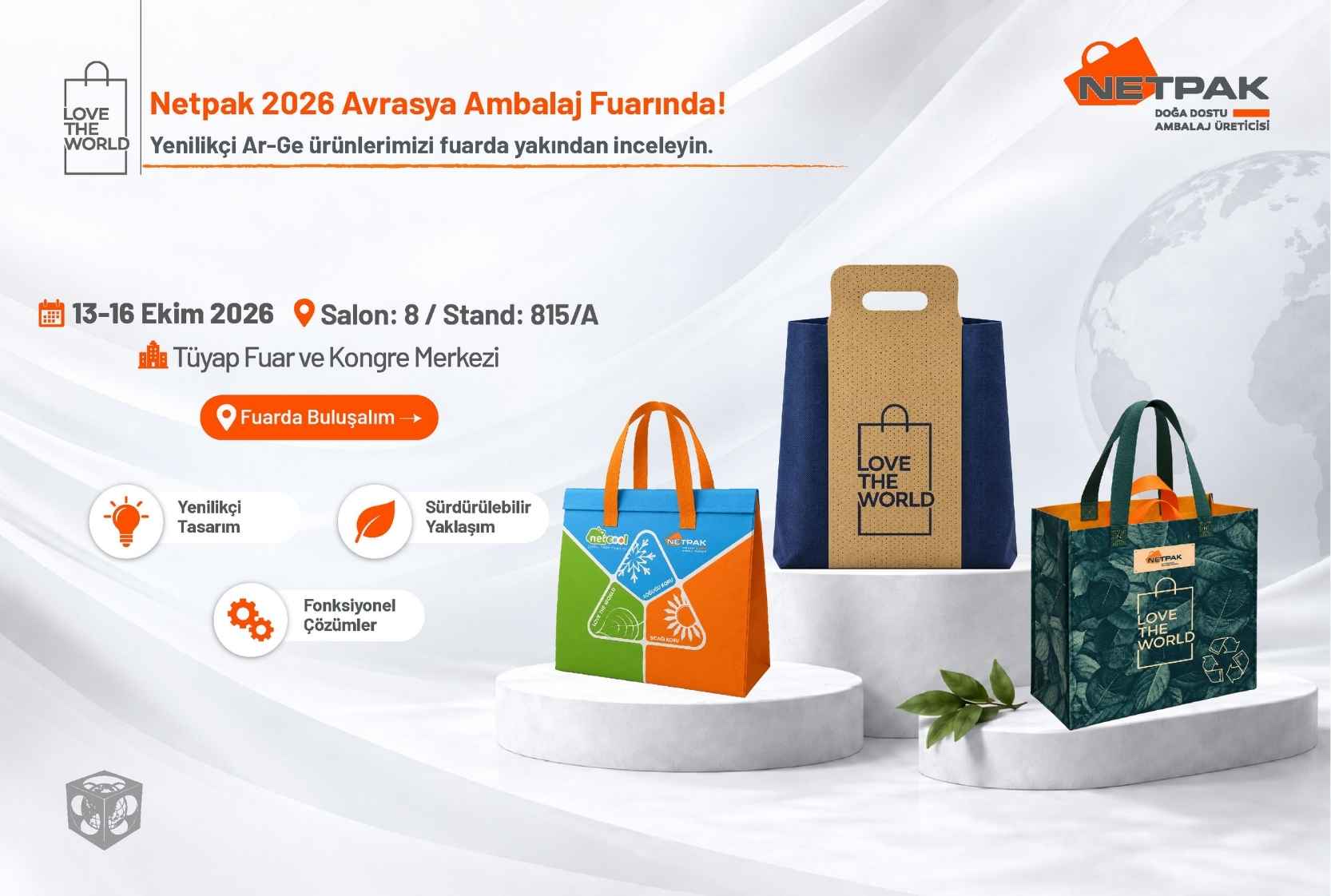 Netpak 2026 Avrasya Ambalaj Fuarı’nda!