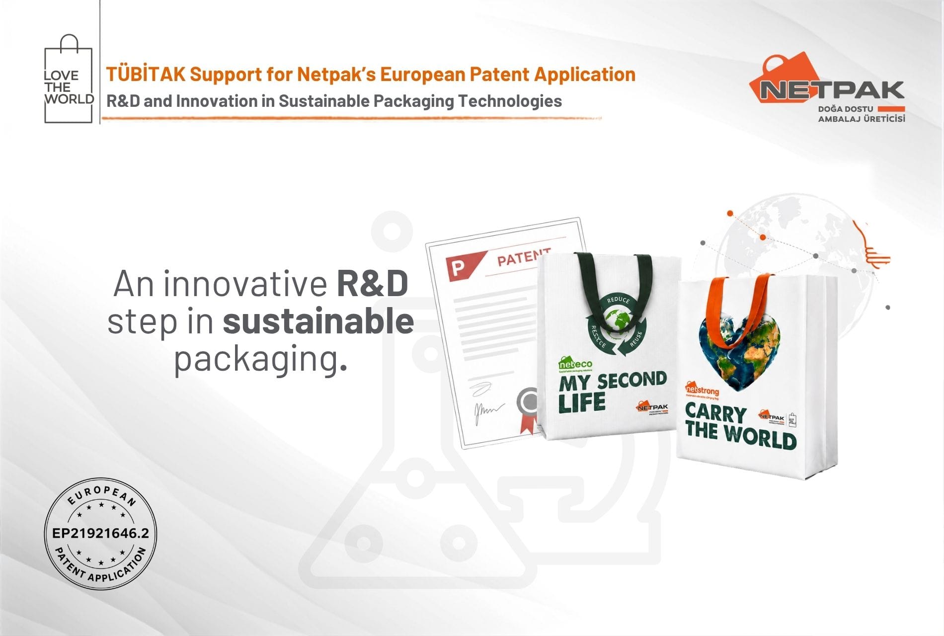 TÜBİTAK Support for Netpak’s European Patent Application